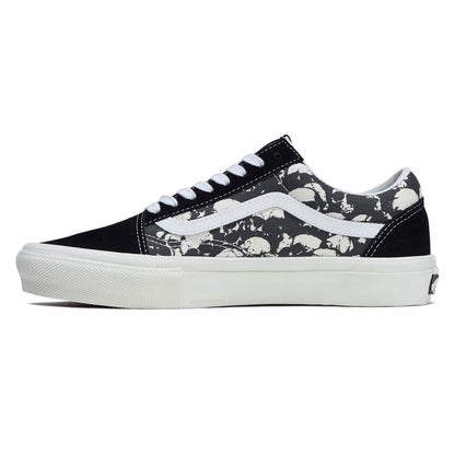Vans Skate Old Skool Shoes - Skull Pile Black/White/Gum