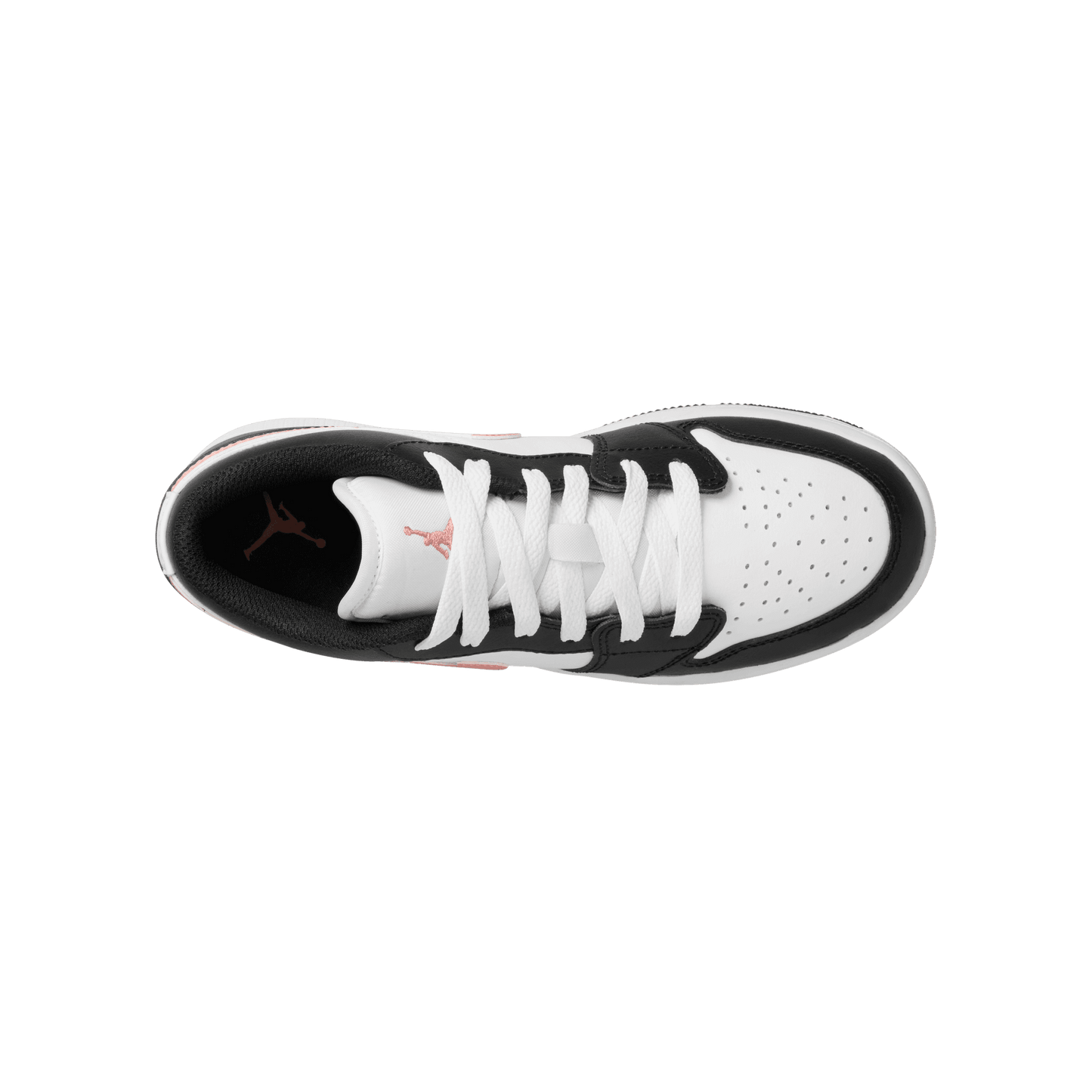 Big Kids' Air Jordan 1 Low "Black Rust Pink"