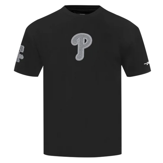 Men's Pro Standard MLB Philadelphia Phillies Reverse French Terry Cotton Jersey Drop Shoulder Tee
